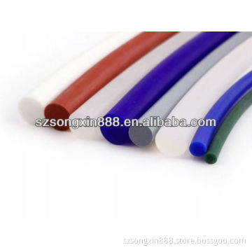 Different colors flexible silicone solid cord